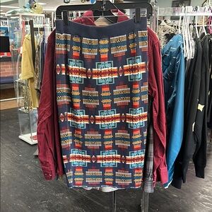 Colorful Geometric Pattern Skirt